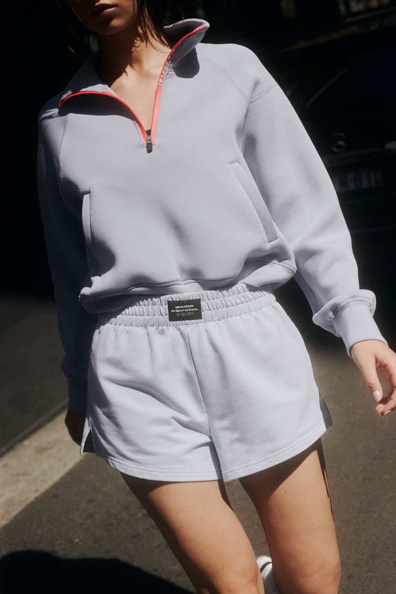 P.E Nation ATACAMA SHORT Grey Dawn | SAKPMQZ-47