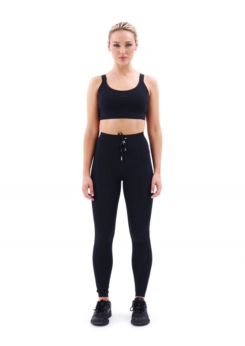 P.E Nation Adrenaline Sports Bra Black | HWSBUOF-07