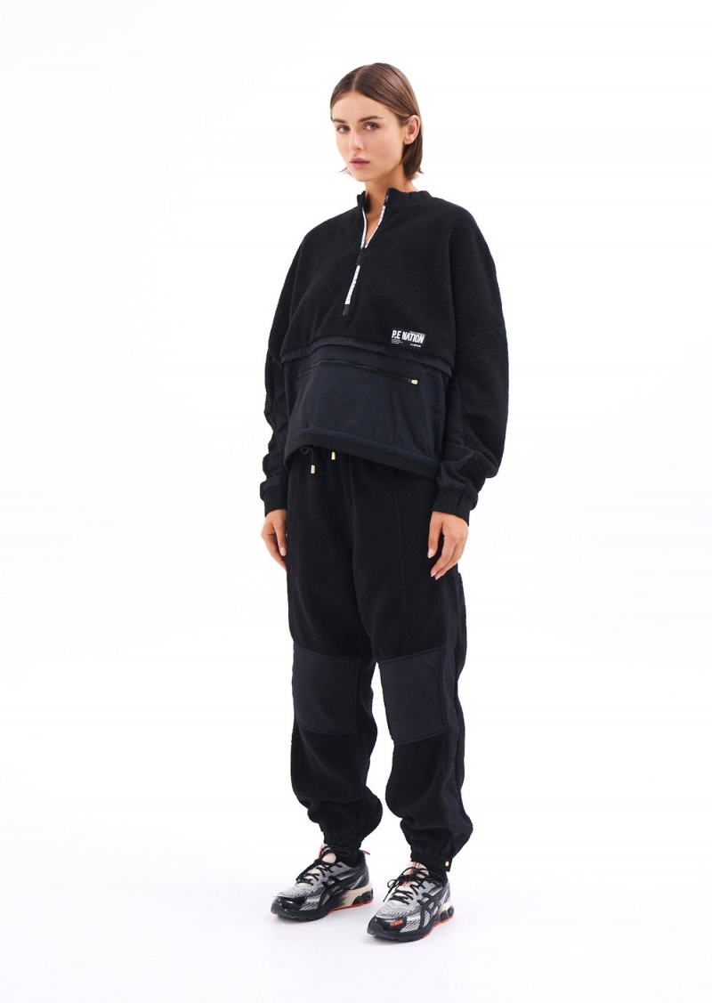 P.E Nation All Aces Pant Black | XUFSEOA-27