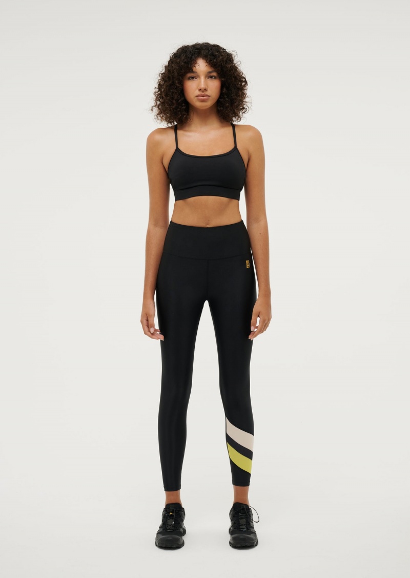 P.E Nation Arrowhead 7/8 Legging Black | EJPCMYR-64