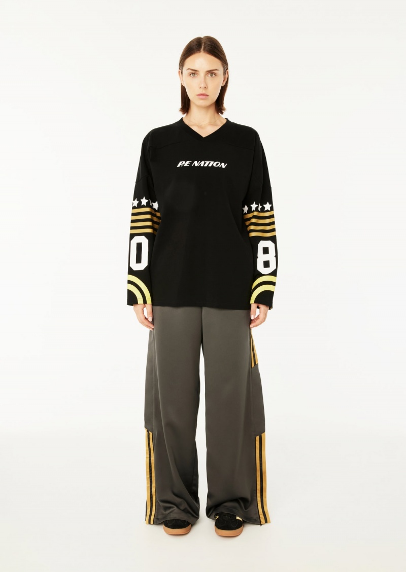 P.E Nation Arrowhead Ls Tee Black | ANBSIKV-84
