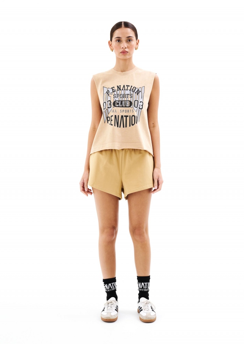 P.E Nation Atacama Tank Sand | GQWZRYL-42