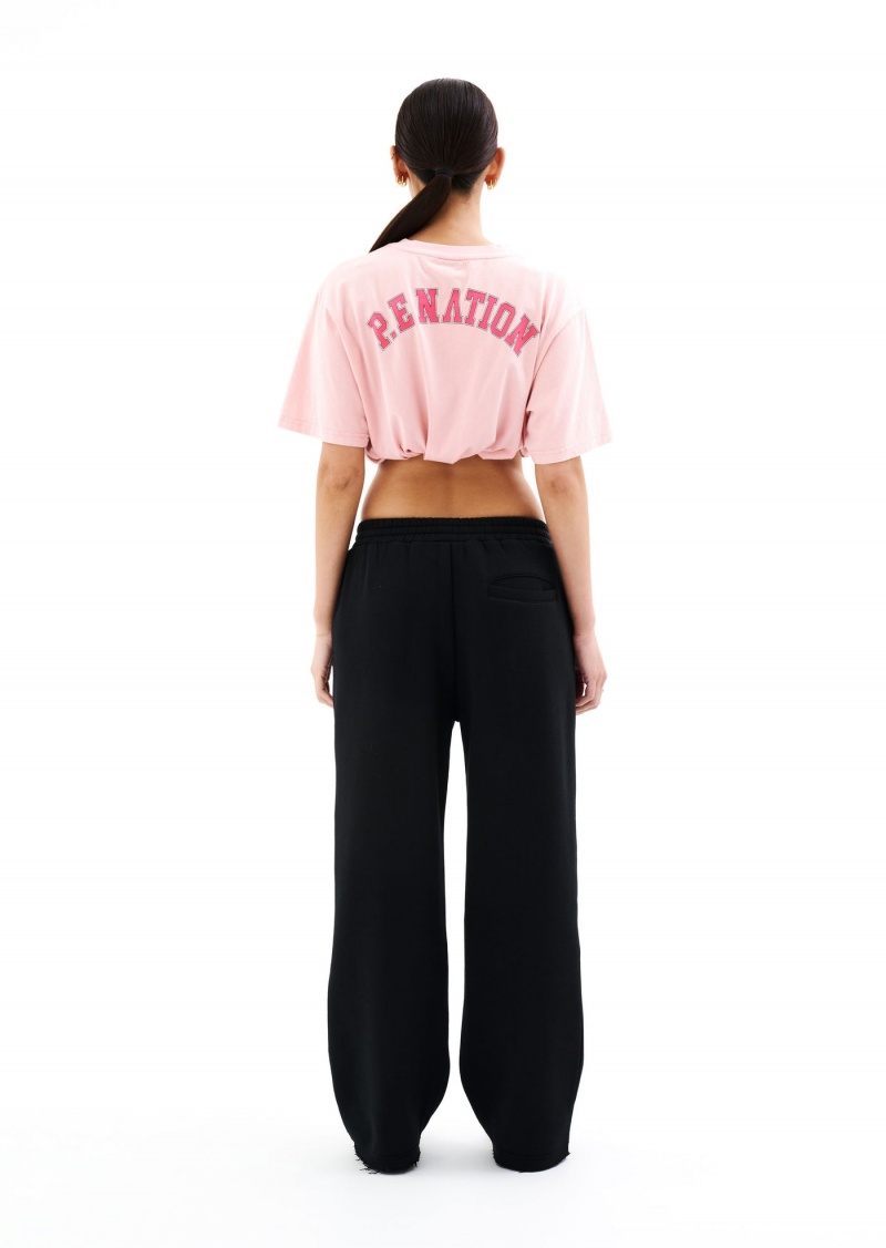 P.E Nation Barkley Tee Flamingo Pink | QREPJOW-85