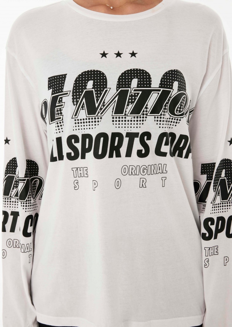 P.E Nation Contender Ls Tee Optic White | BRGYKXO-37