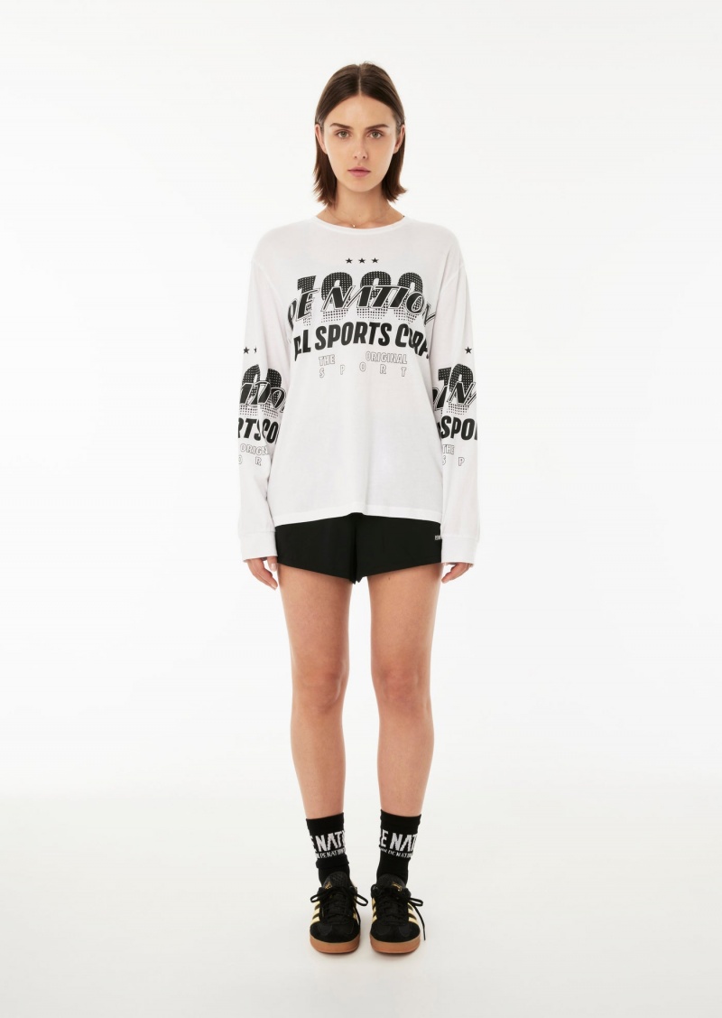 P.E Nation Contender Ls Tee Optic White | BRGYKXO-37