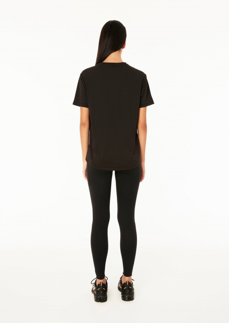 P.E Nation Crossover Air Form Tee Black | OULTPXF-94