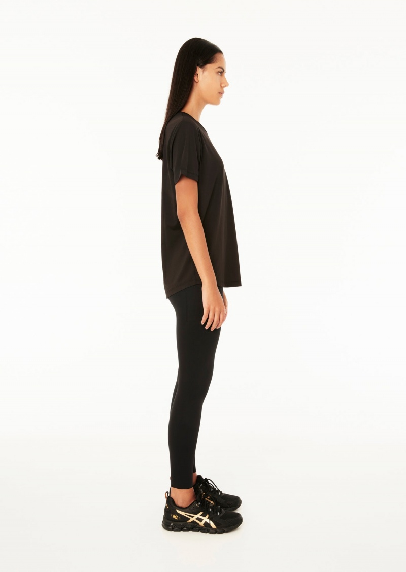 P.E Nation Crossover Air Form Tee Black | OULTPXF-94