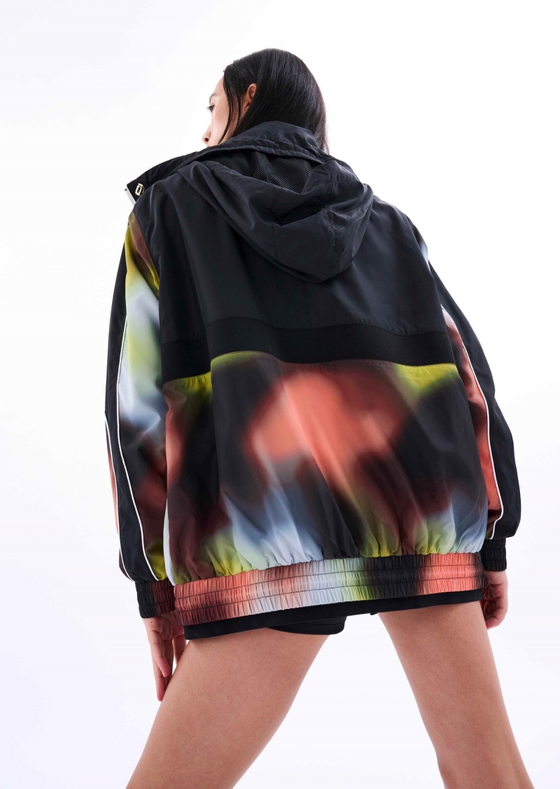 P.E Nation Cyper Printed Jacket Blur Print | BKGSLOD-65