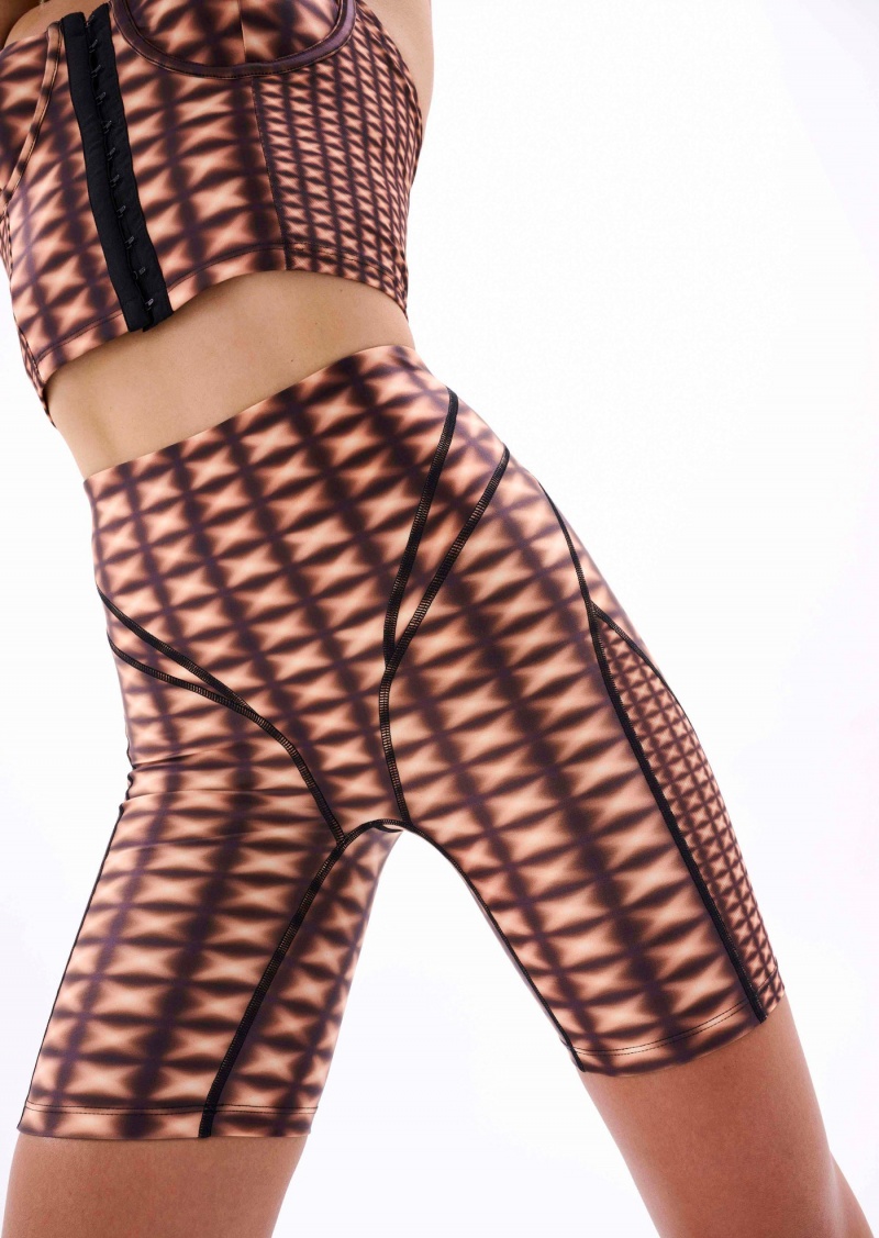 P.E Nation Dignity Bike Short Print | ASTEJCF-82