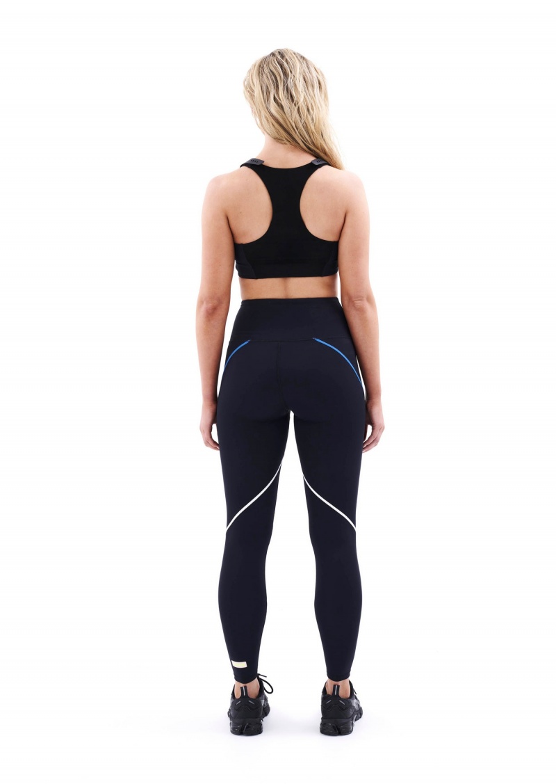 P.E Nation Double Play Sports Bra Black | QSDWYZC-34