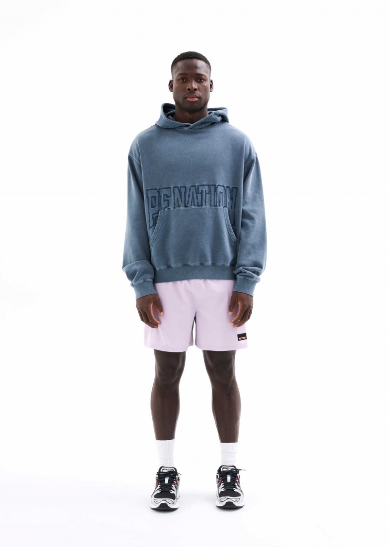 P.E Nation Downtown Hoodie Insignia Blue | NAMQSDH-79