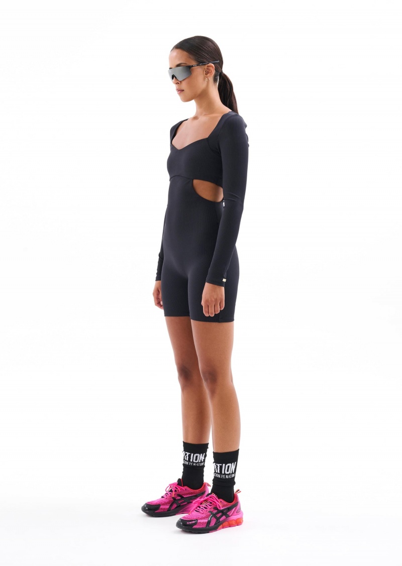 P.E Nation Final Four Unitard Black | NLHGATB-79