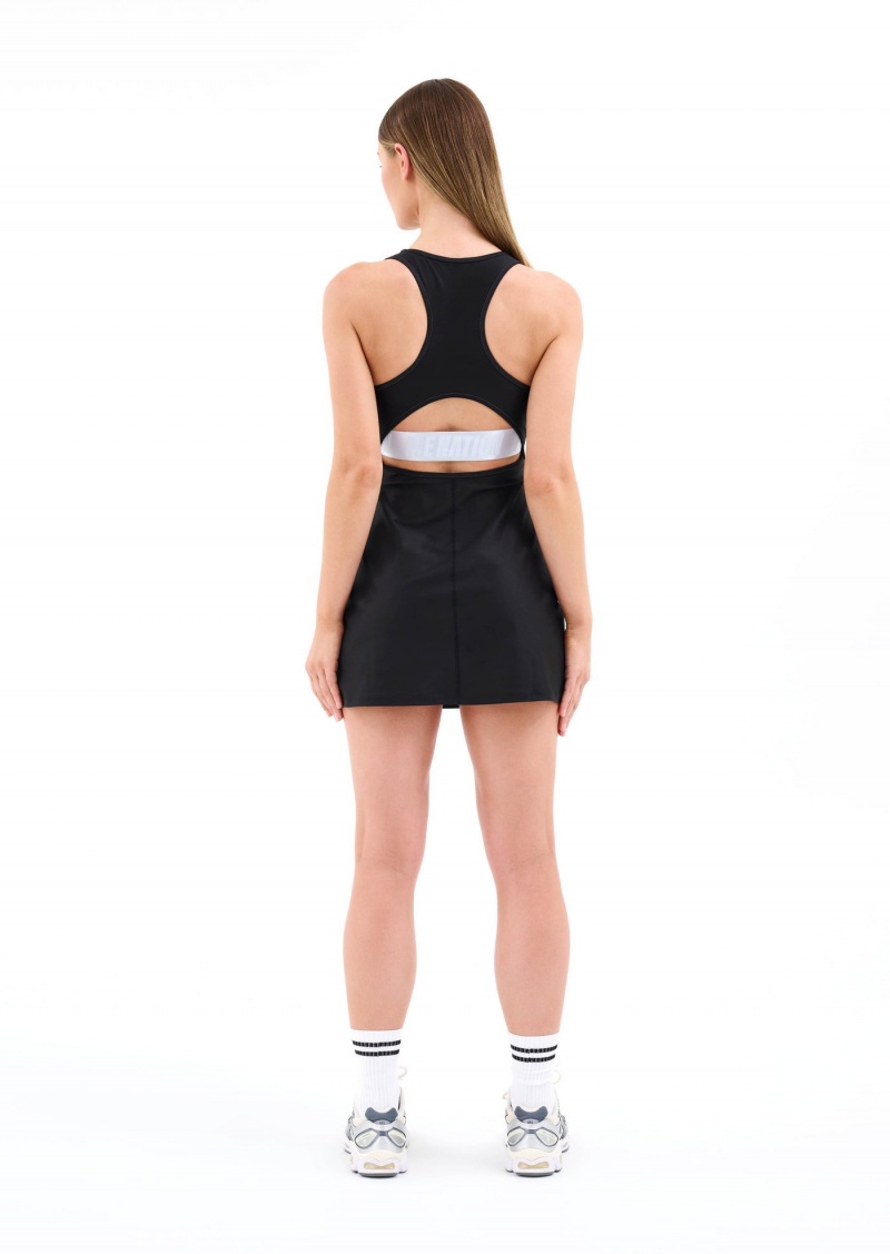 P.E Nation Flex Dress Black | EOZFRJB-85