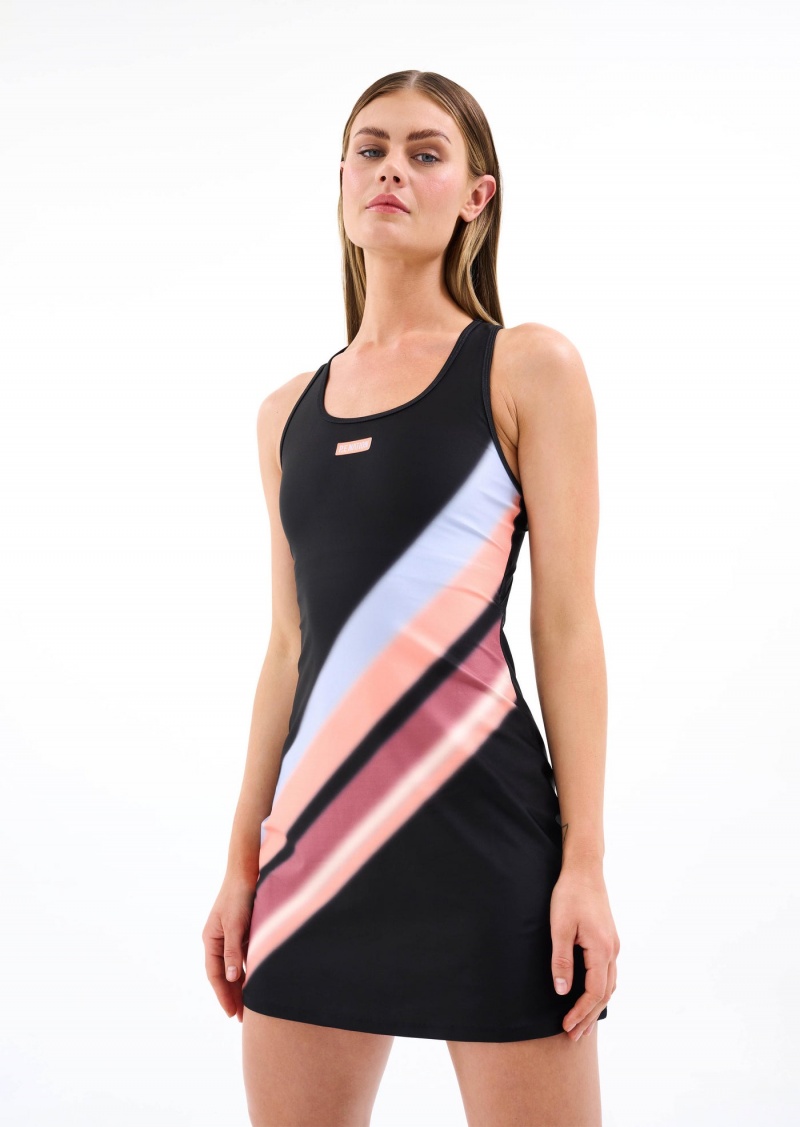 P.E Nation Flex Dress Black | EOZFRJB-85