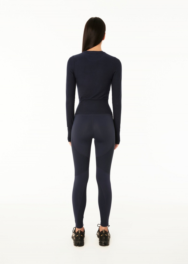 P.E Nation Free Play Legging Dark Navy | QVACDLZ-21
