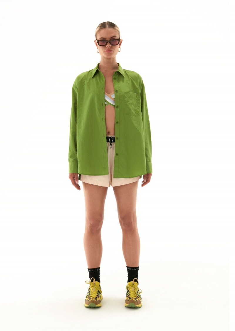 P.E Nation Interval Shirt Peridot | GHLPVCQ-97