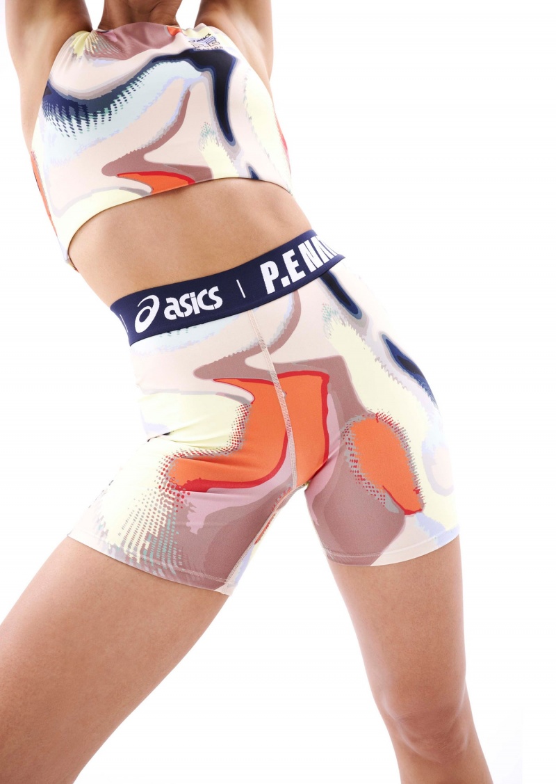P.E Nation Kaizen Bike Short Print | AROKHJC-15