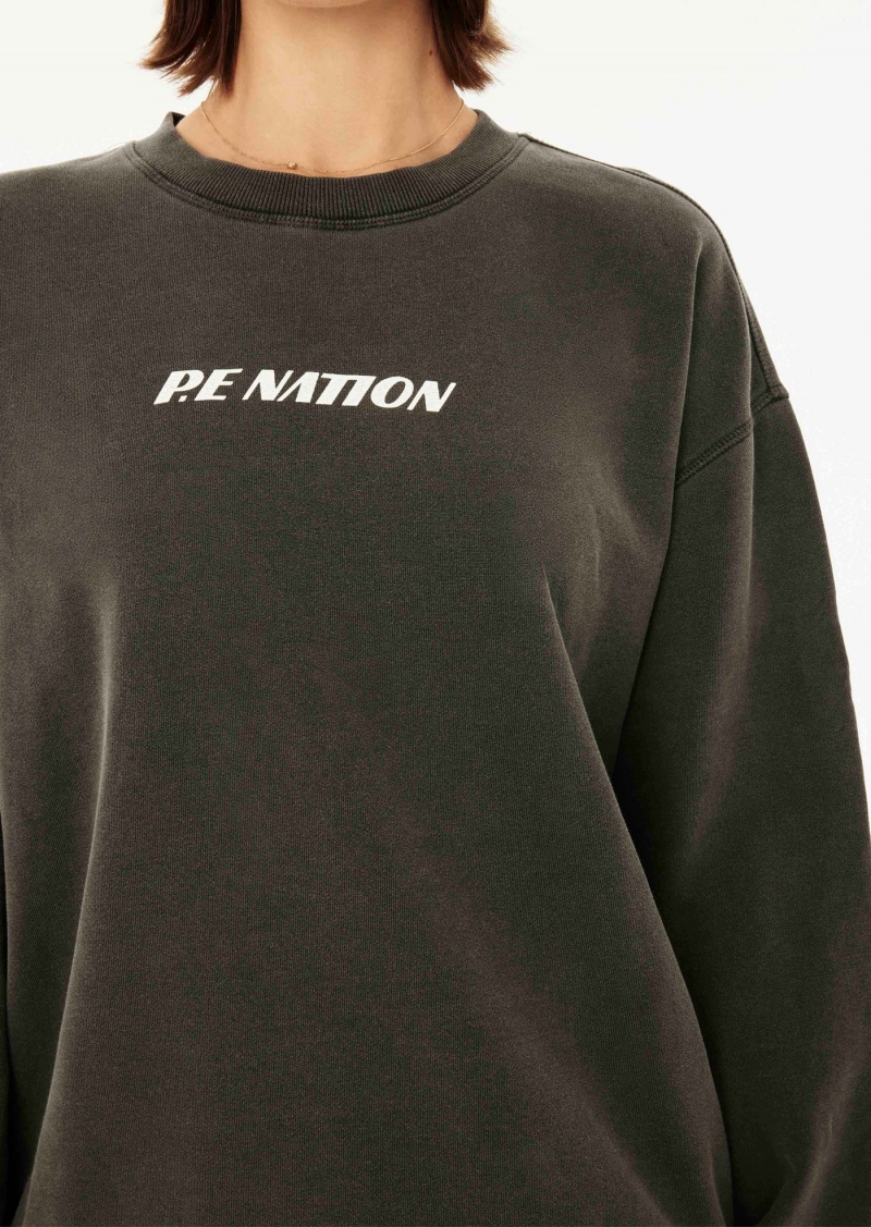 P.E Nation Kick Out Sweat Dark Shadow | TCXWZGQ-42