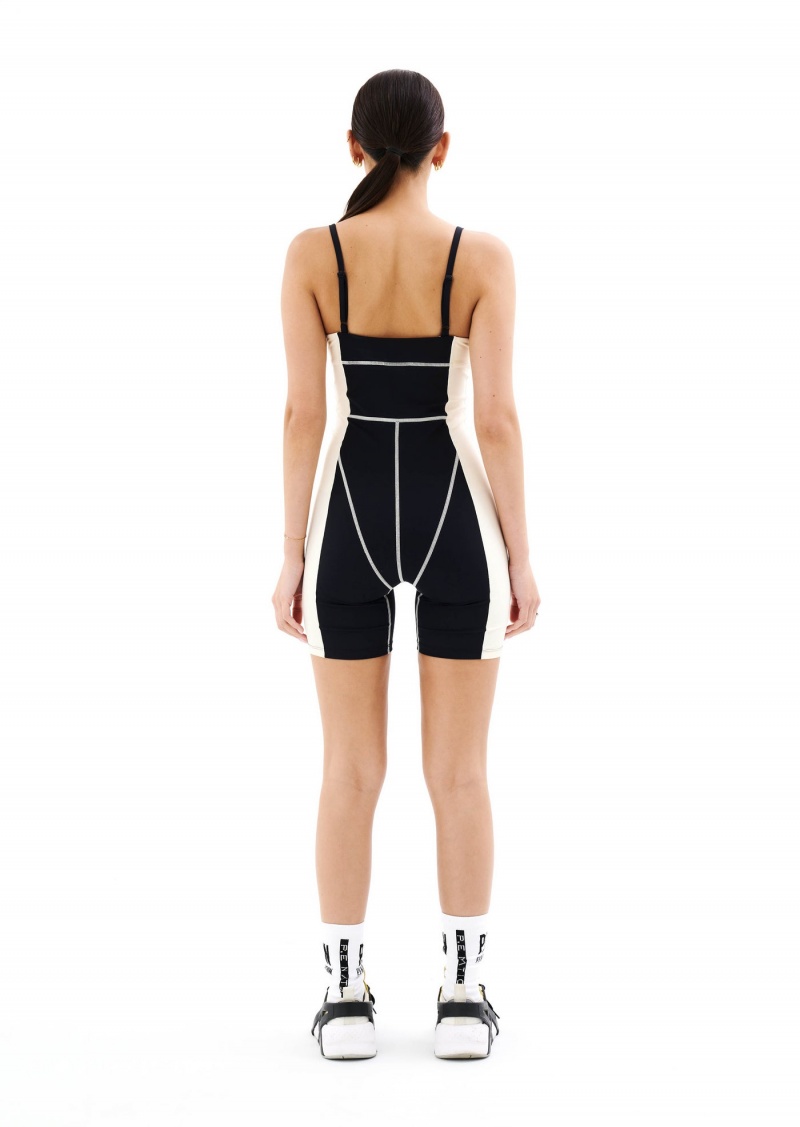P.E Nation Lido Bodysuit Black | FEYDIQJ-52