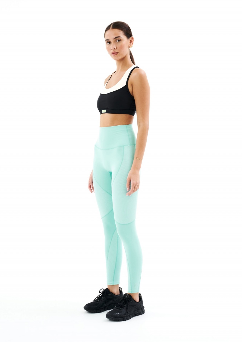 P.E Nation Neptune Sports Bra Black | QMYLOJB-20