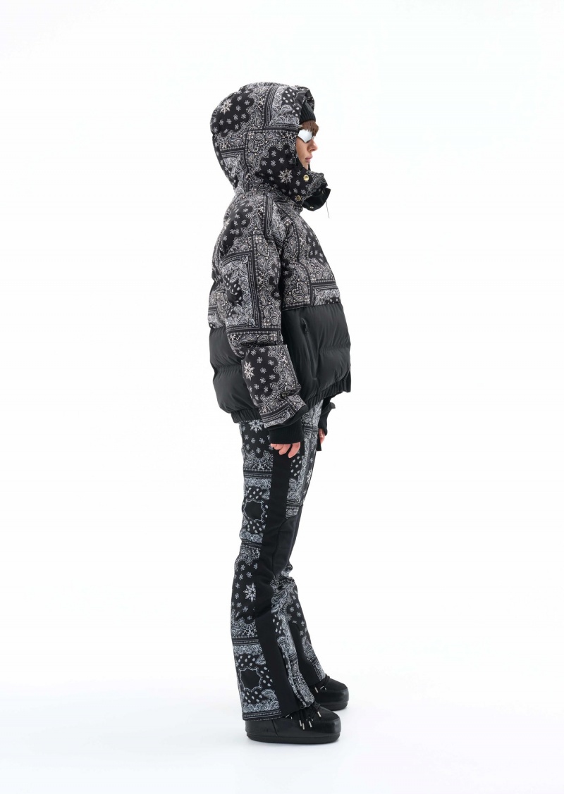 P.E Nation Niseko Snow Jacket Bandana Print | EQITZHX-12