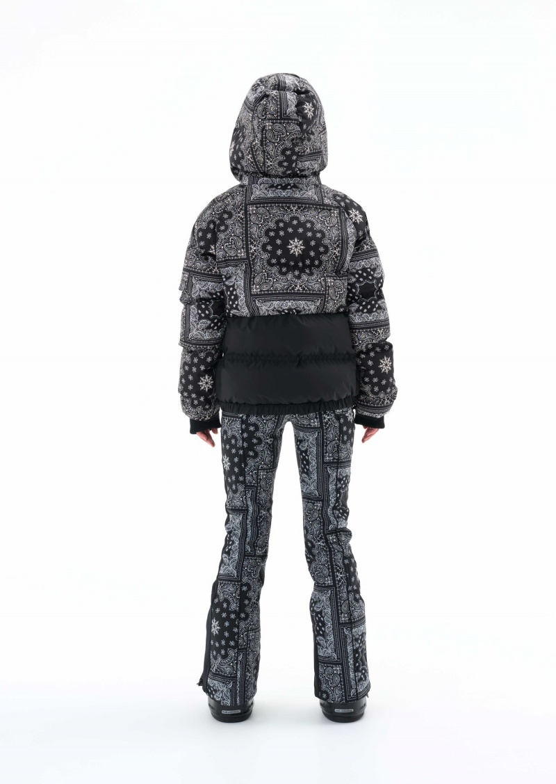 P.E Nation Niseko Snow Jacket Bandana Print | EQITZHX-12