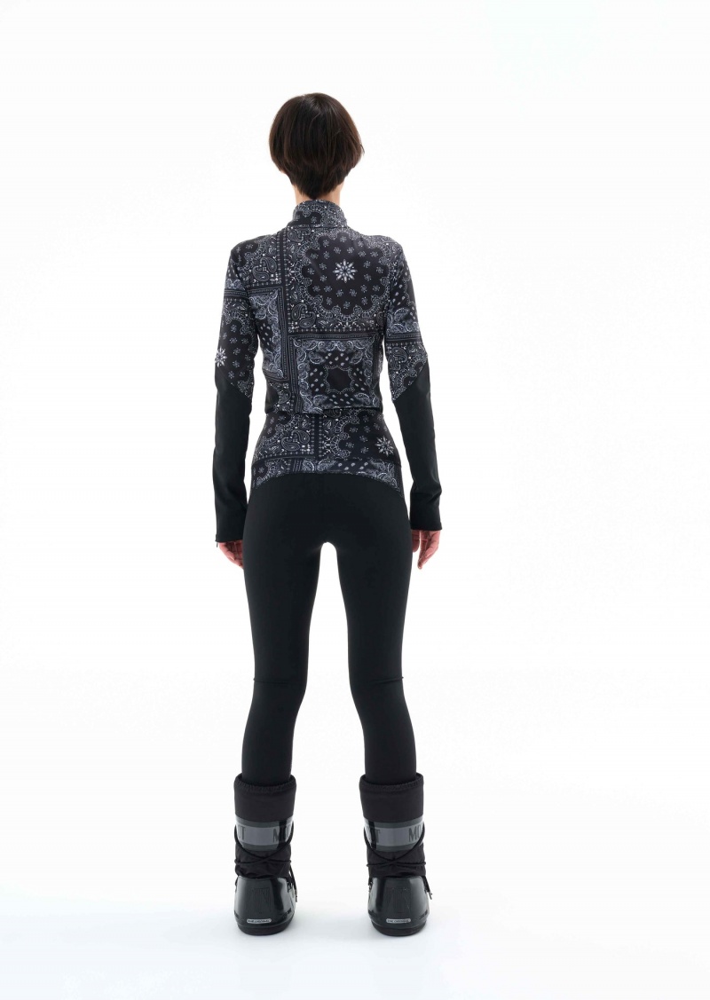P.E Nation Niseko Snow Ls Top Bandana Print | PDYWRFS-14