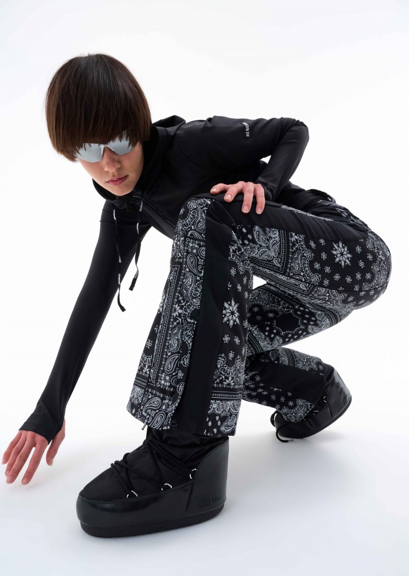 P.E Nation Niseko Snow Pant Bandana Print | BDMCNQA-63