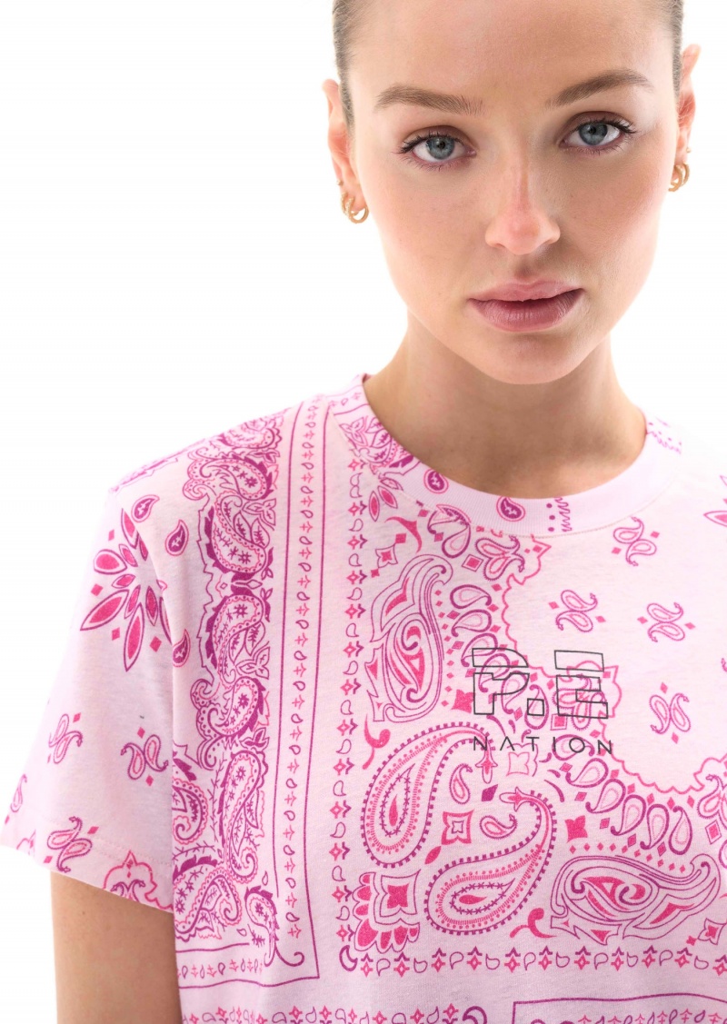 P.E Nation Norwood Tee Bandana Print | JQTECAN-89