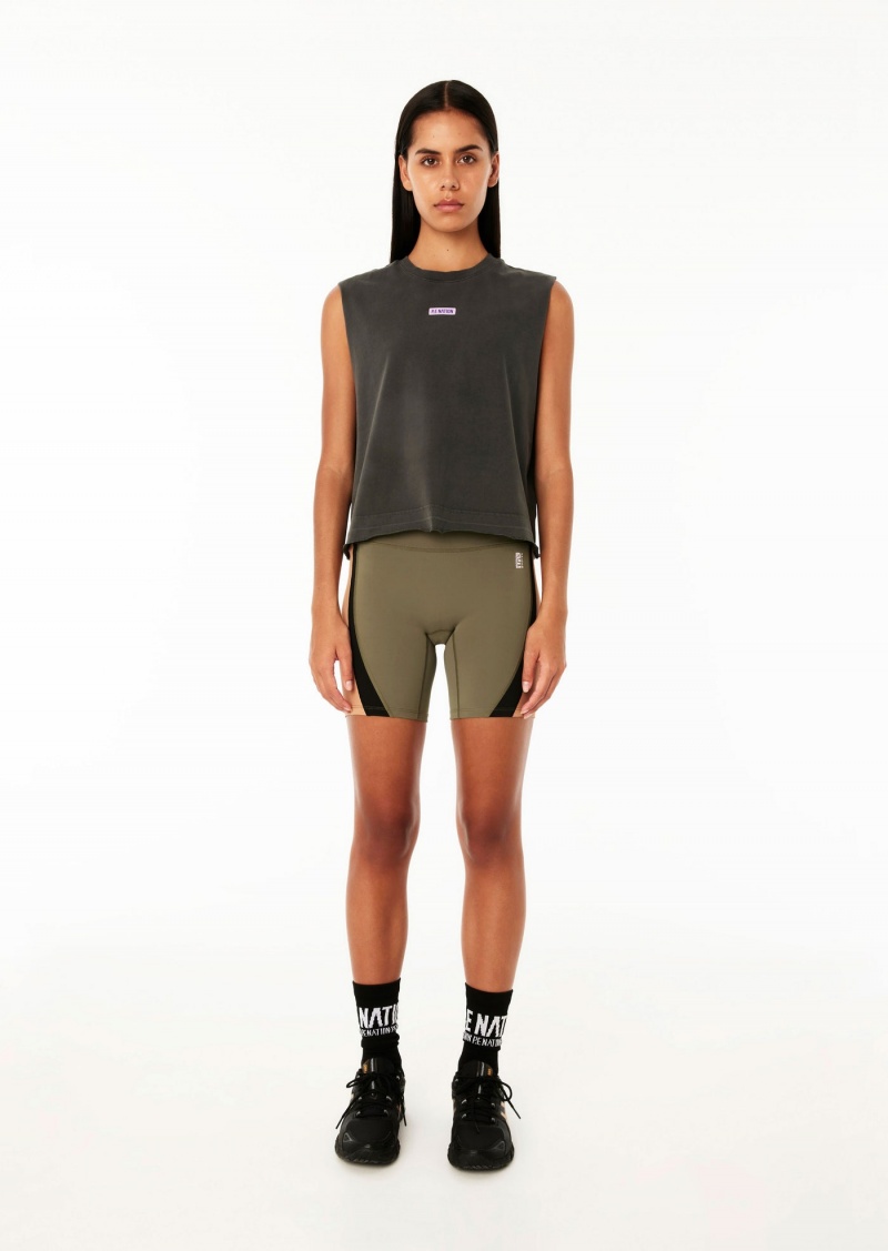 P.E Nation Paragon Tank Dark Shadow | UXMNJKO-93