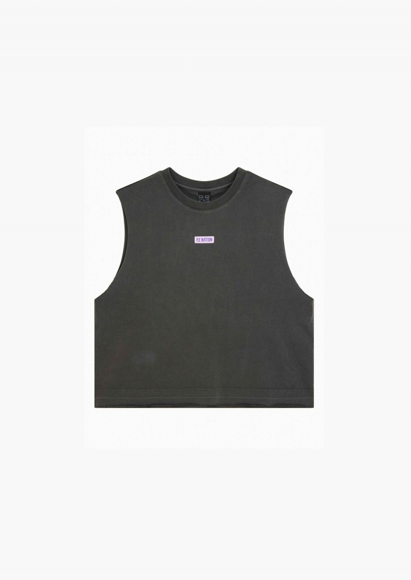 P.E Nation Paragon Tank Dark Shadow | UXMNJKO-93
