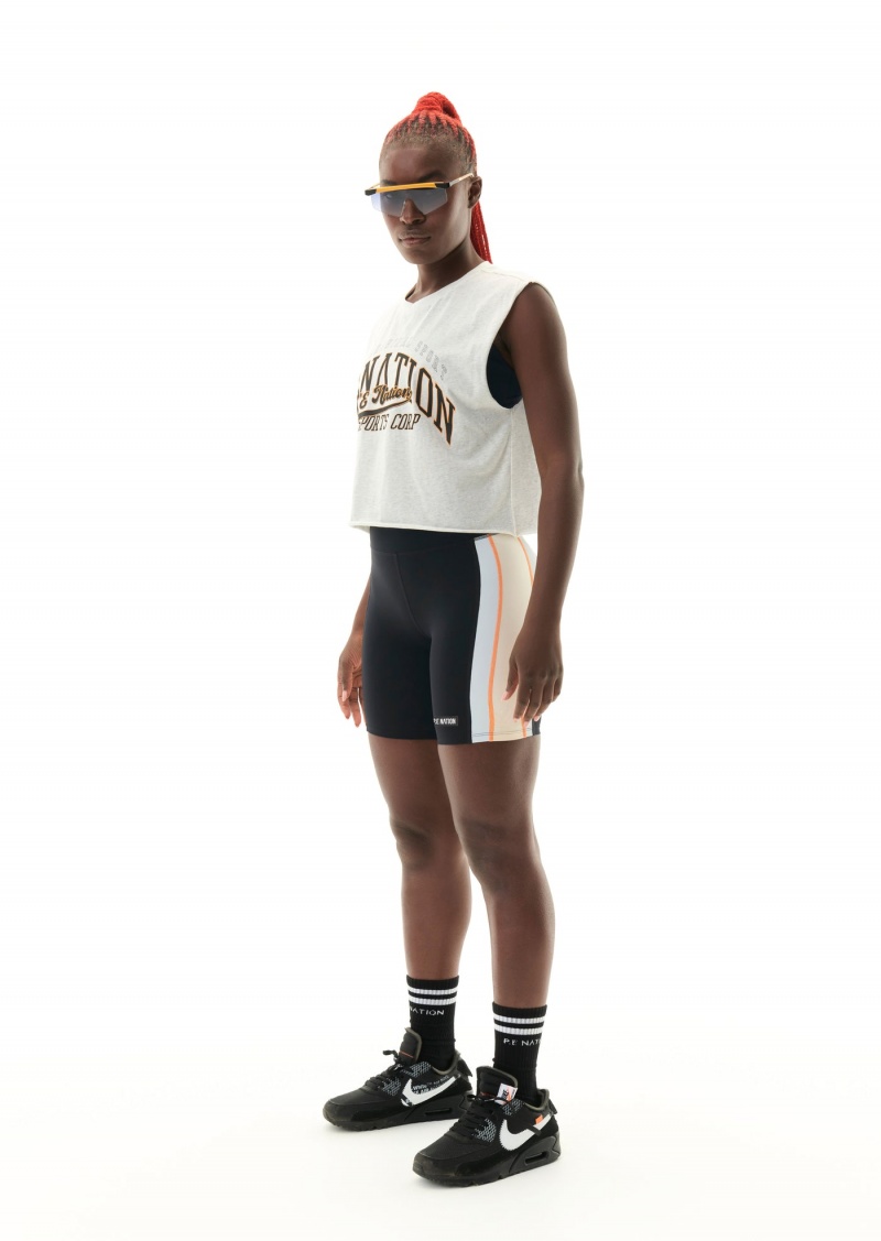P.E Nation Pipeline Bike Short Black | MHIGSUO-28