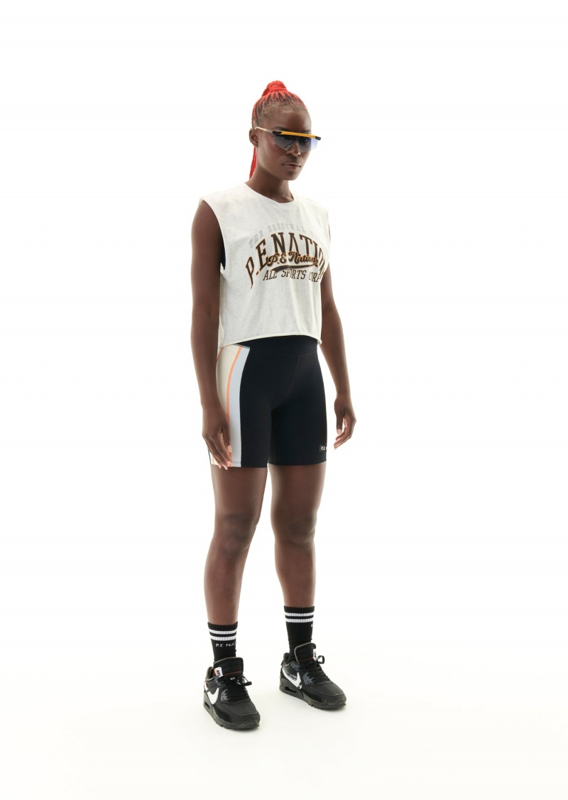 P.E Nation Pipeline Bike Short Black | MHIGSUO-28
