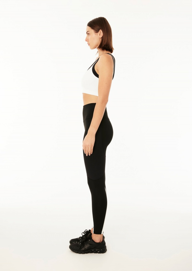 P.E Nation Podium 7/8 Legging Black | YABGHKD-19