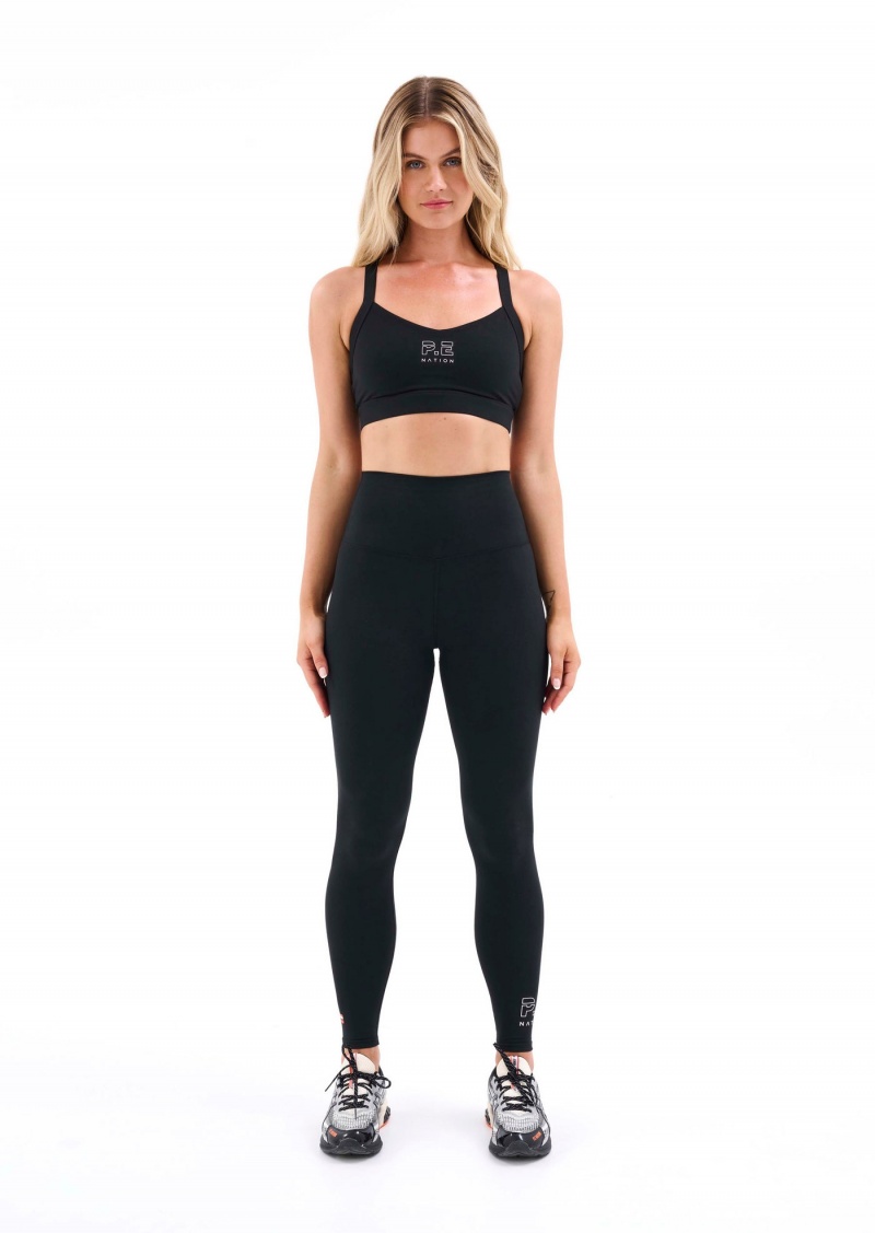 P.E Nation Recharge Legging Black | HJSPGAV-06
