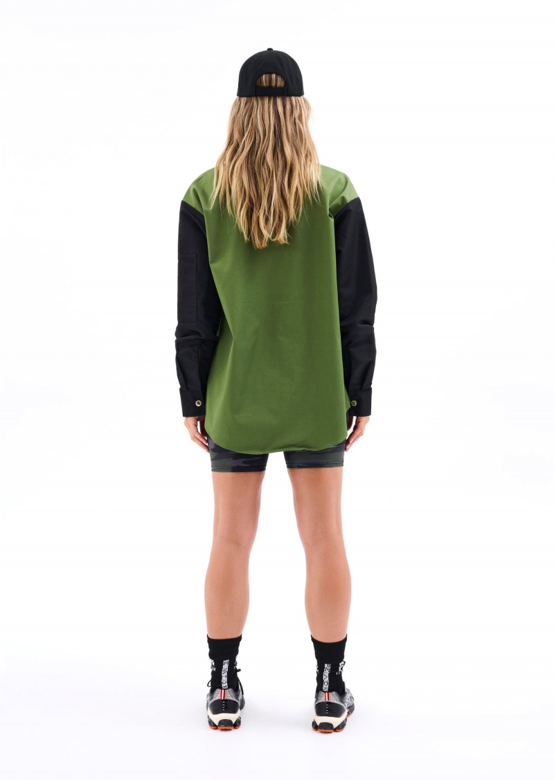 P.E Nation Ridgeline Ls Shirt Pesto | EZQGMVI-15