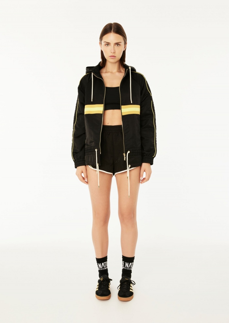 P.E Nation Riochet Man Down Jacket Black | UWJEICA-17