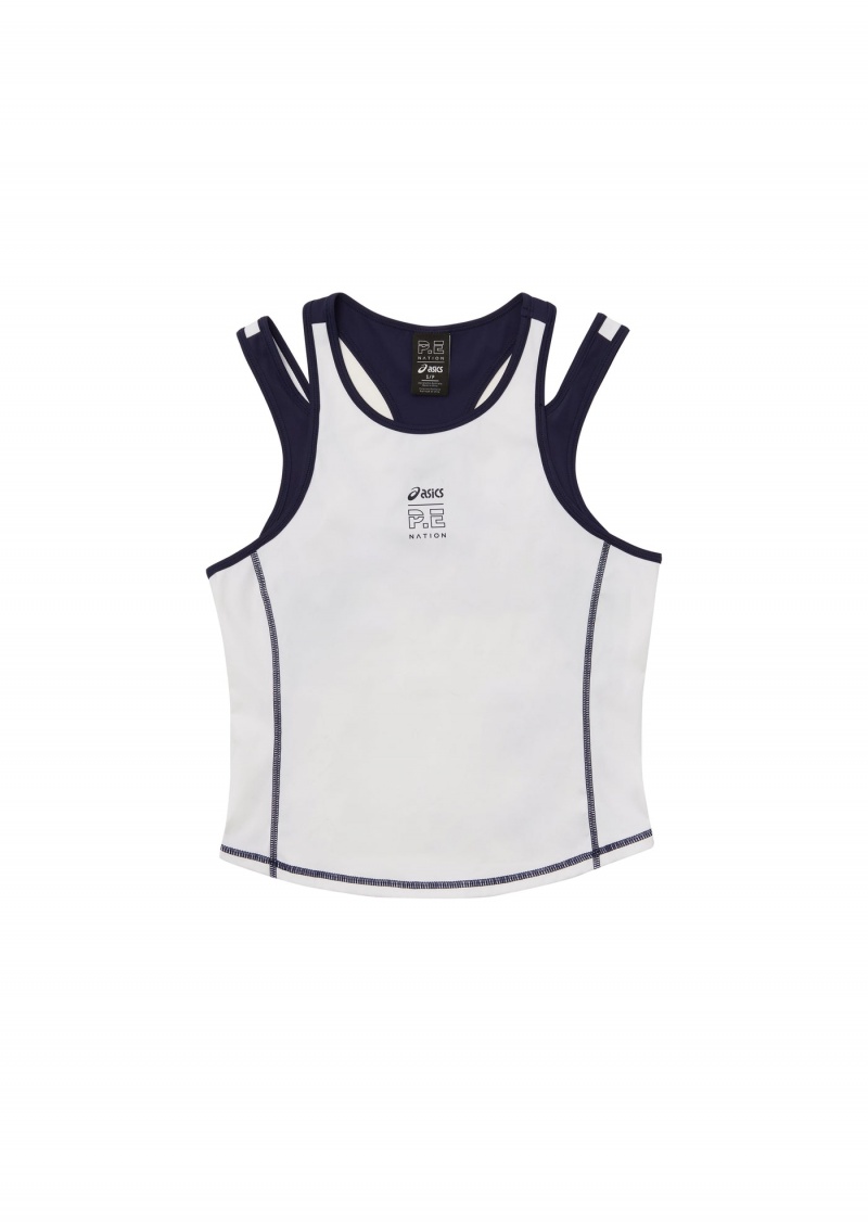 P.E Nation Sano Tank Optic White | DSZFLCJ-94