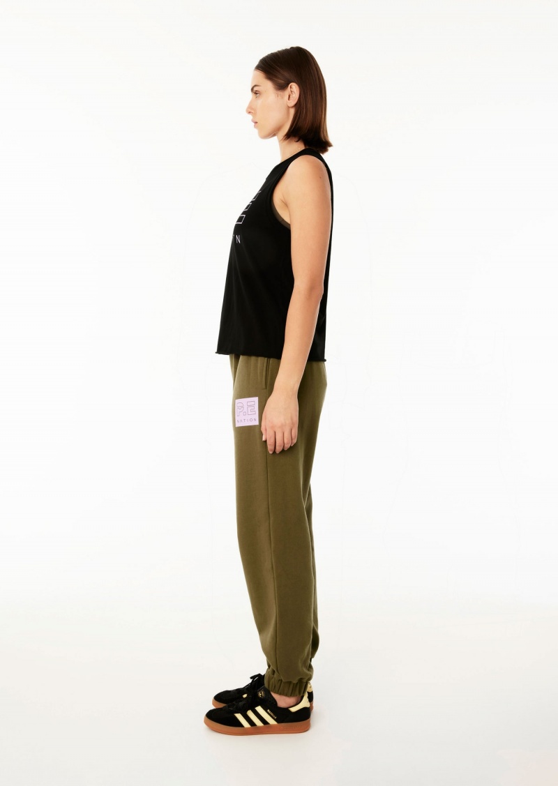 P.E Nation Sentimental Trackpant Khaki | IFMOGBE-61