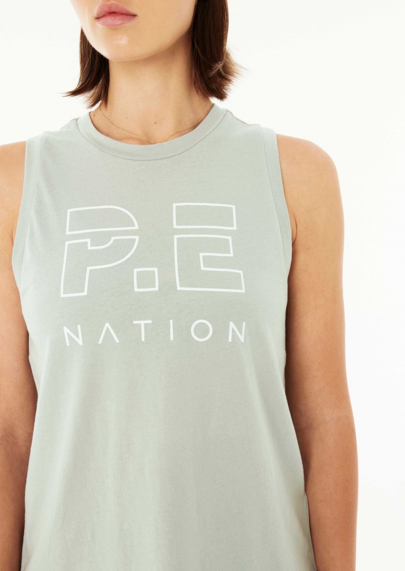 P.E Nation Shuffle Tank High Rise | TNRFZHL-30