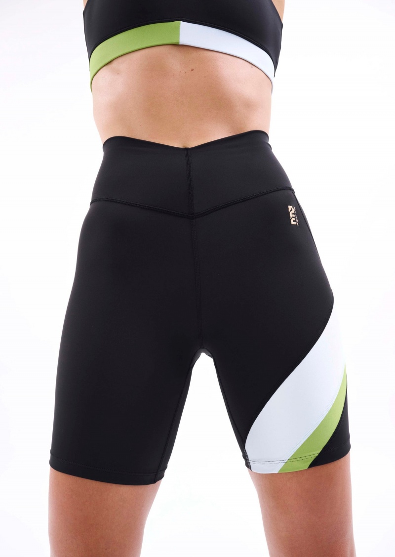 P.E Nation Sprint Time Bike Short Black | OLCPQVY-57