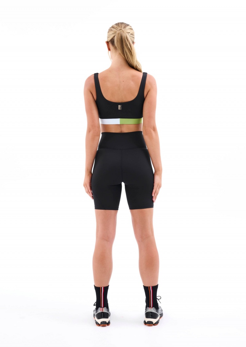 P.E Nation Sprint Time Bike Short Black | OLCPQVY-57