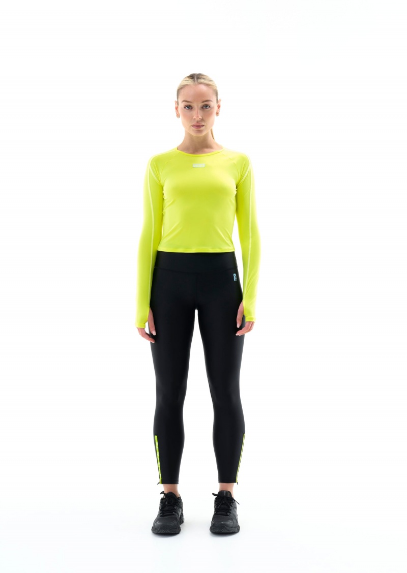 P.E Nation Steady Run Legging Safety Yellow | JWIVALZ-51