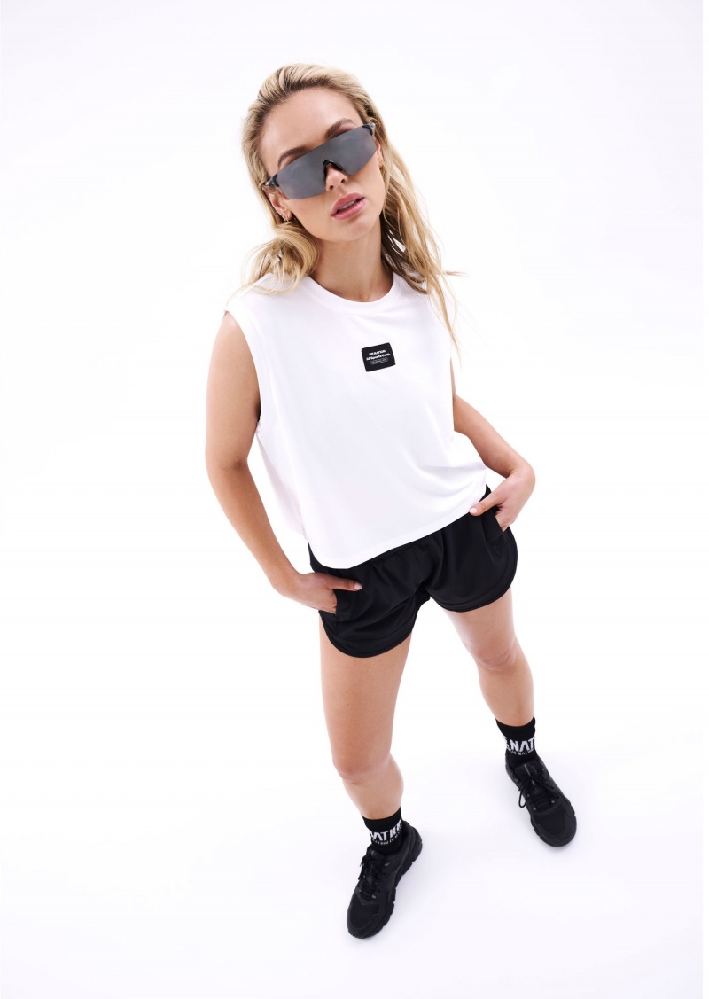 P.E Nation Undefeated Tank Optic White | VBPJLQZ-86