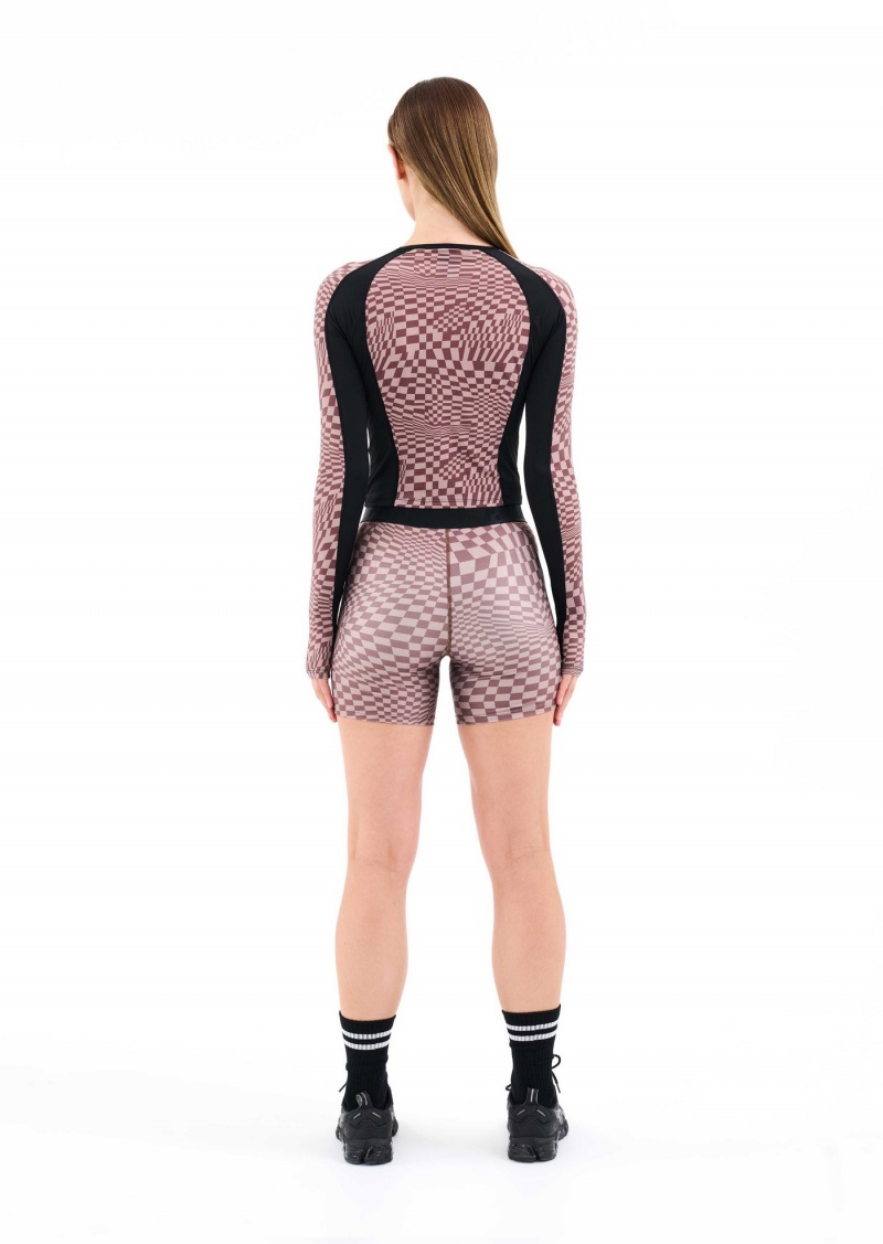 P.E Nation Voyager Ls Top Check Print | JRLMNHQ-72